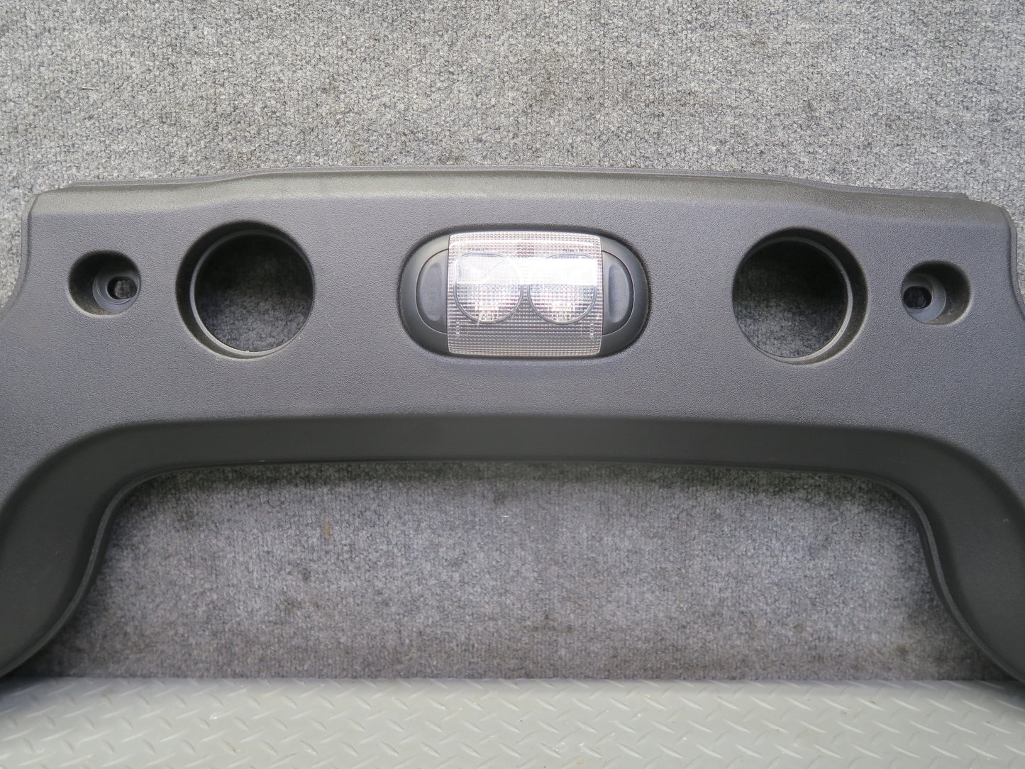 15-17 Jeep Wrangler JK Overhead Soundbar Speaker Trim Panel w Dome Light OEM