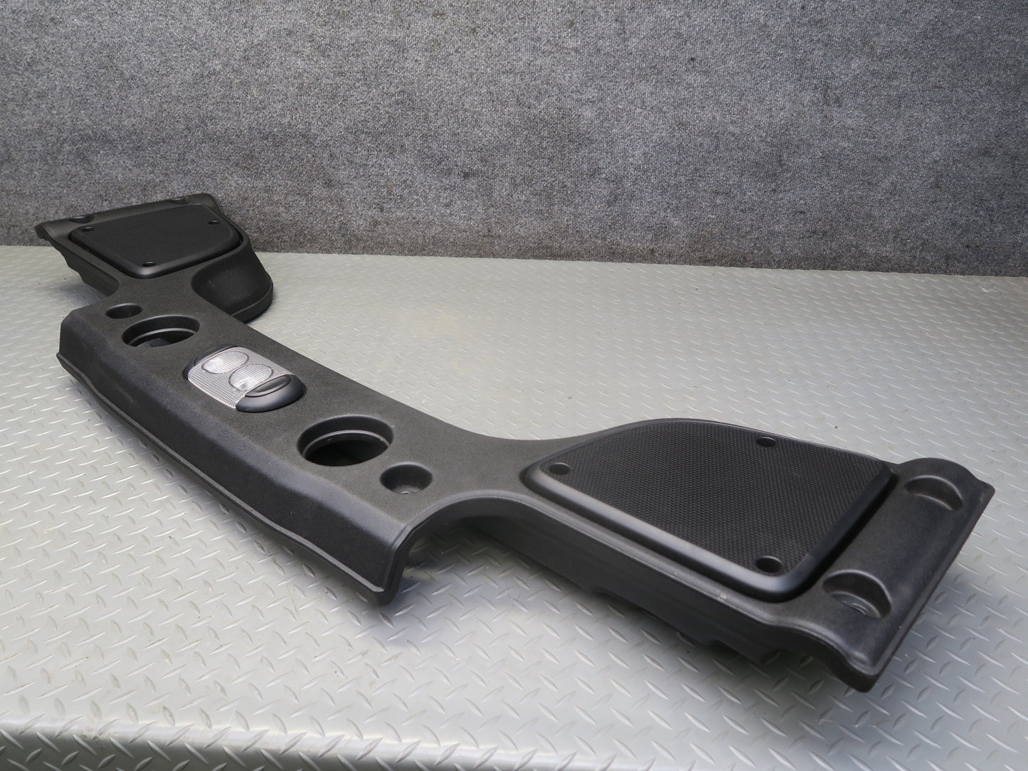 15-17 Jeep Wrangler JK Overhead Soundbar Speaker Trim Panel w Dome Light OEM
