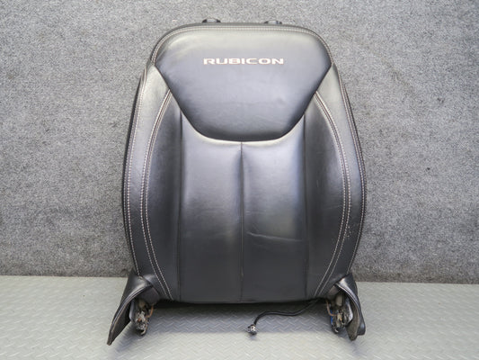 13-17 Jeep Wrangler JK Rubicon 4-DOOR Front Left Leather Seat Upper Cushion OEM