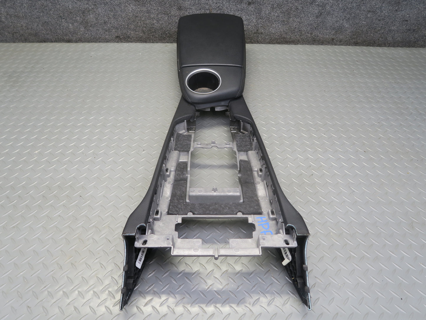 2010-2016 Porsche Panamera 970 Front Center Console Frame Trim Panel W/ Armrest