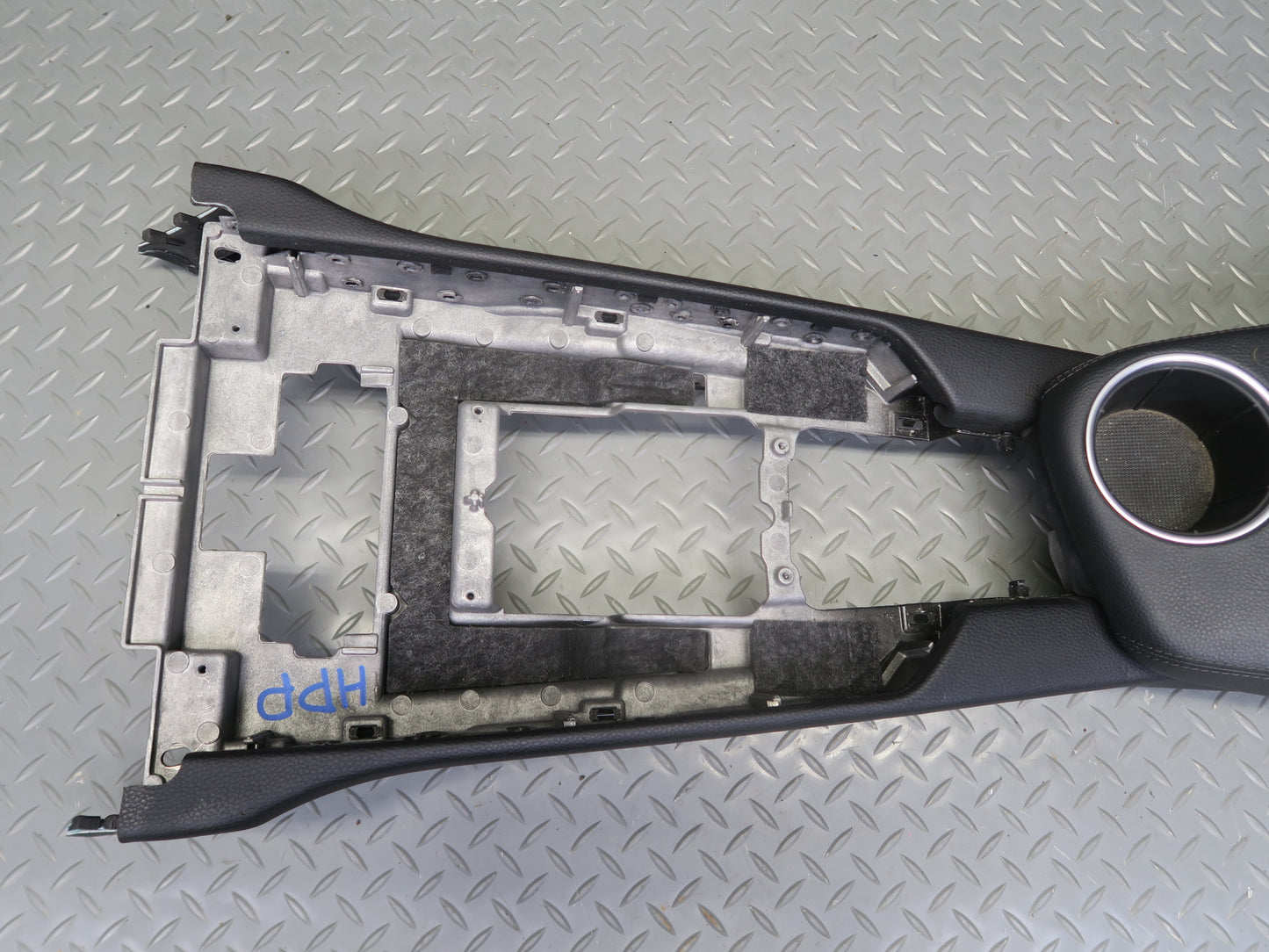 2010-2016 Porsche Panamera 970 Front Center Console Frame Trim Panel W/ Armrest