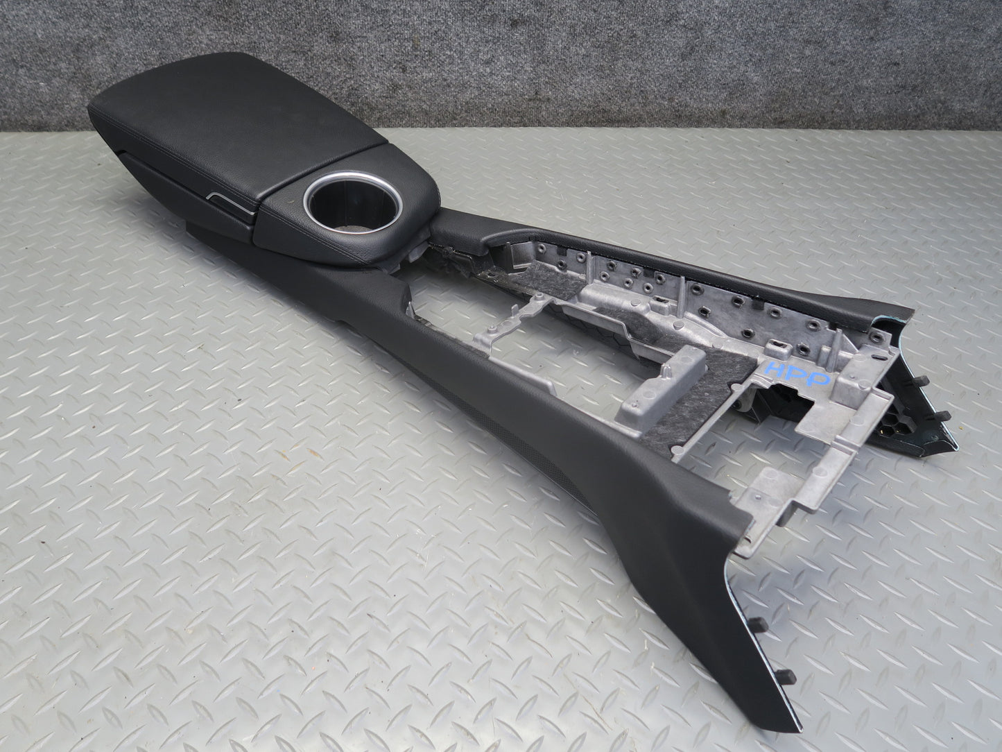 2010-2016 Porsche Panamera 970 Front Center Console Frame Trim Panel W/ Armrest