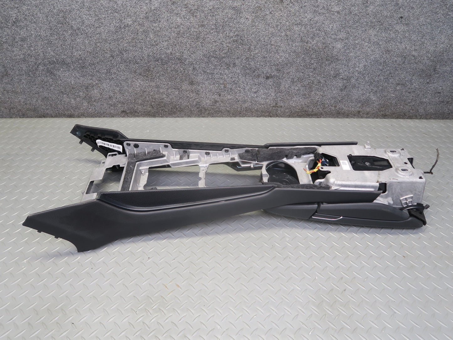 2010-2016 Porsche Panamera 970 Front Center Console Frame Trim Panel W/ Armrest
