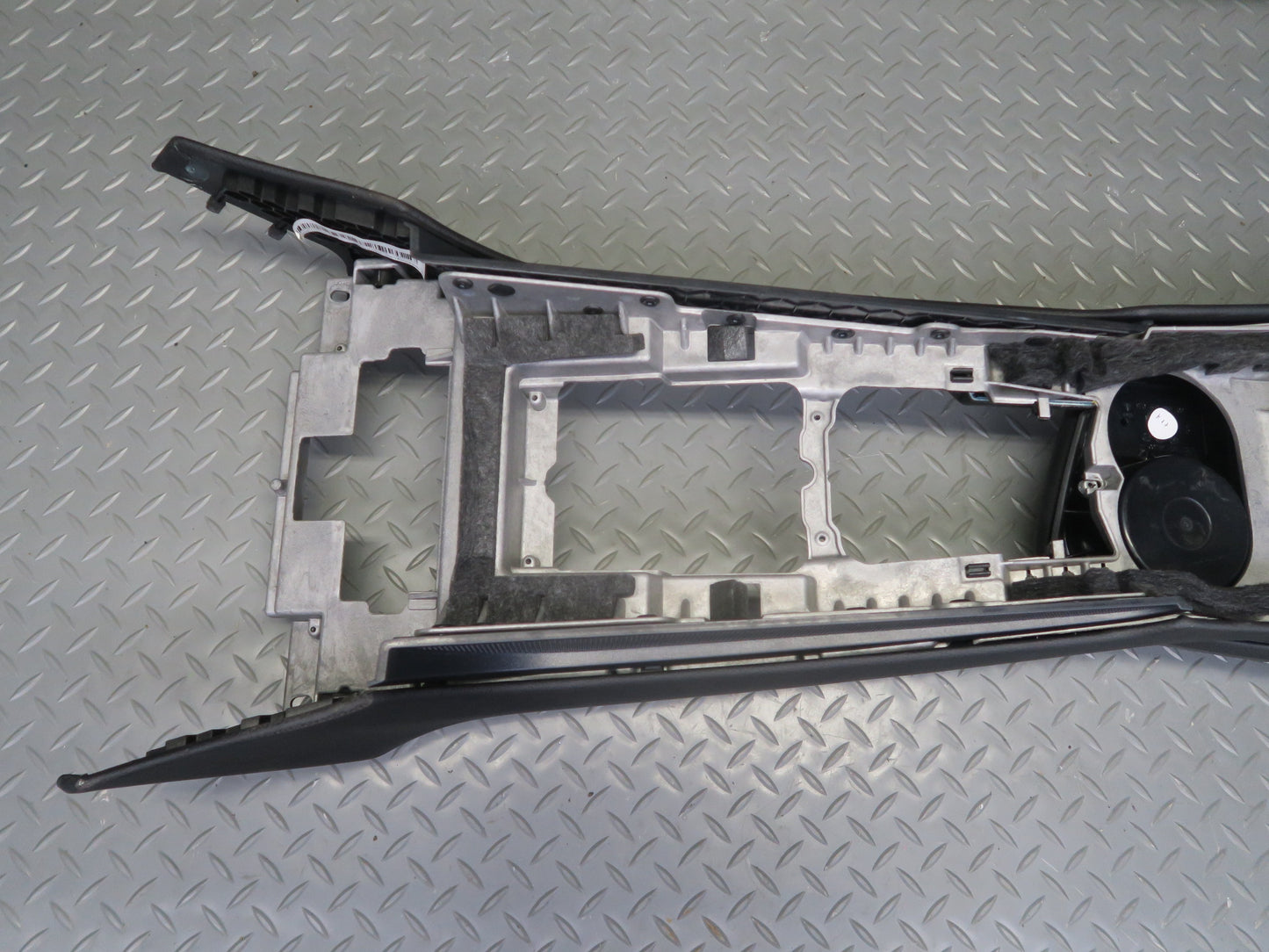 2010-2016 Porsche Panamera 970 Front Center Console Frame Trim Panel W/ Armrest