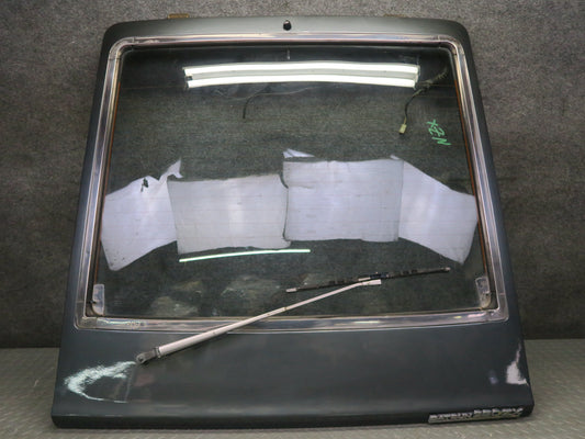 79-83 Datsun 280ZX S130 2+2 Rear Hatch Trunk Lid Gray w Glass & Wiper Assy OEM