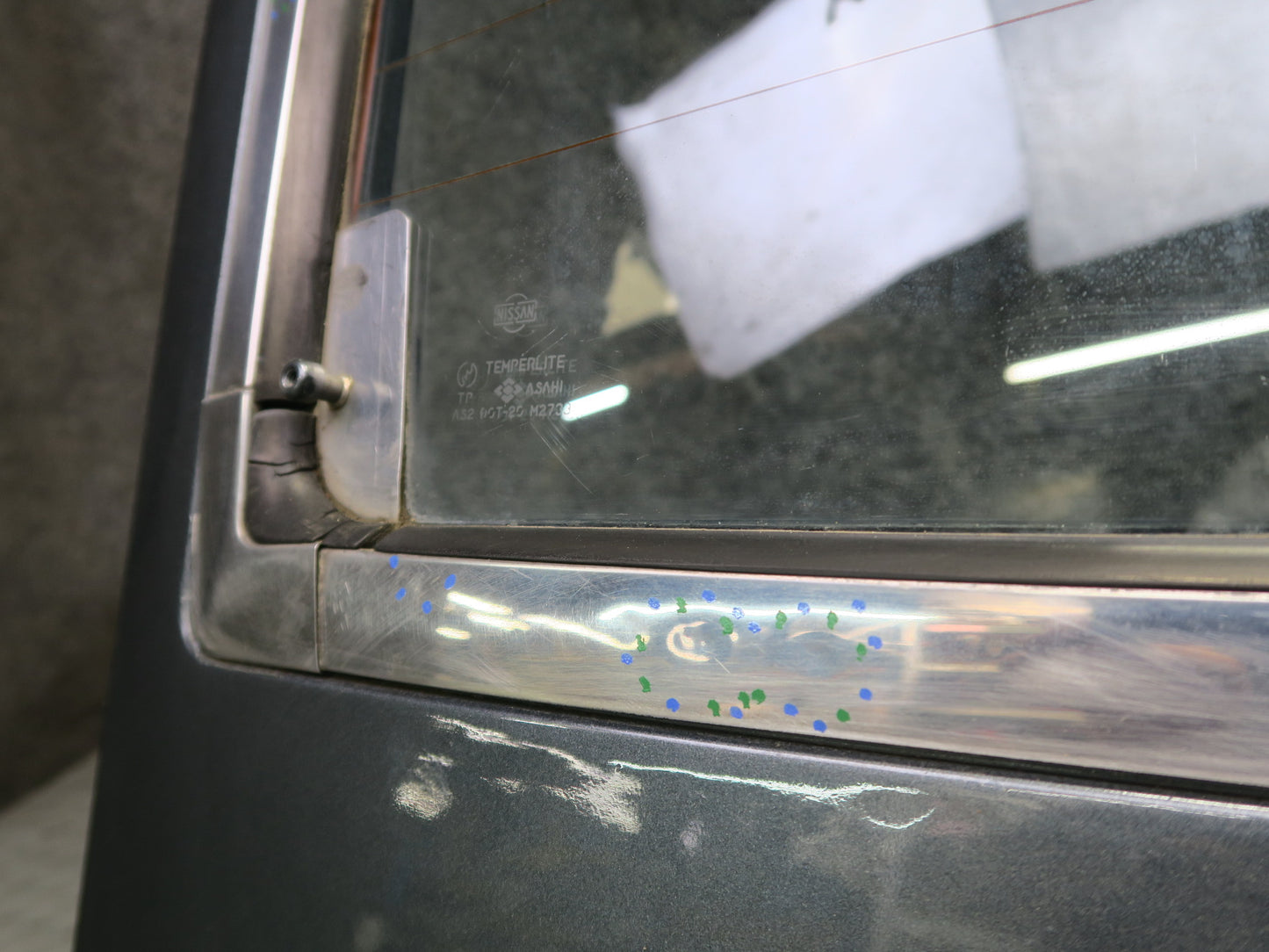 79-83 Datsun 280ZX S130 2+2 Rear Hatch Trunk Lid Gray w Glass & Wiper Assy OEM