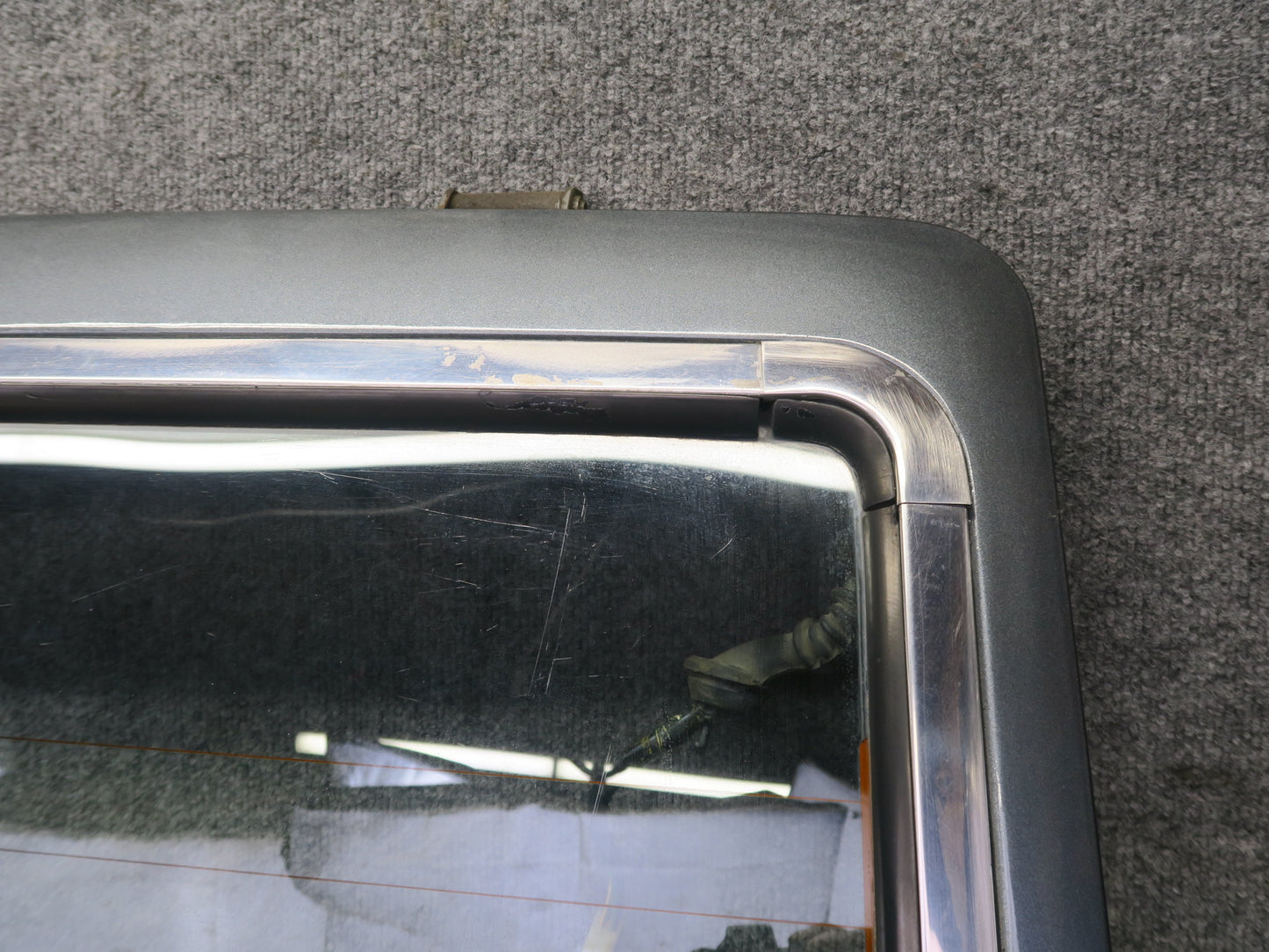 79-83 Datsun 280ZX S130 2+2 Rear Hatch Trunk Lid Gray w Glass & Wiper Assy OEM