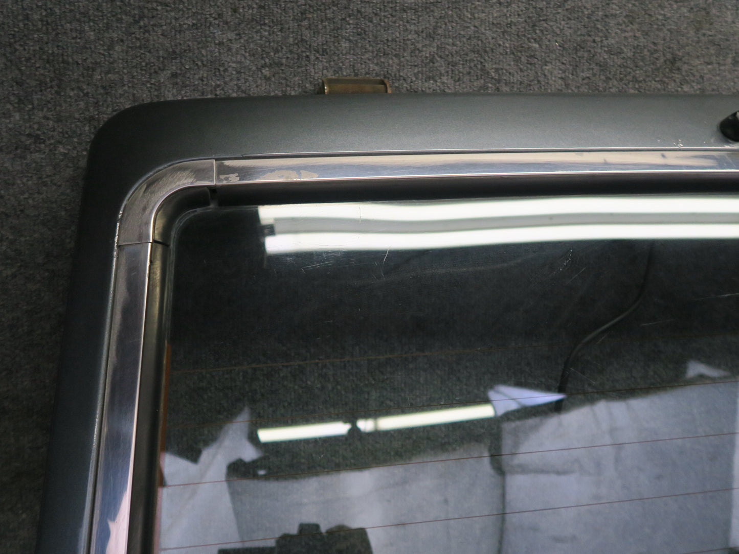 79-83 Datsun 280ZX S130 2+2 Rear Hatch Trunk Lid Gray w Glass & Wiper Assy OEM