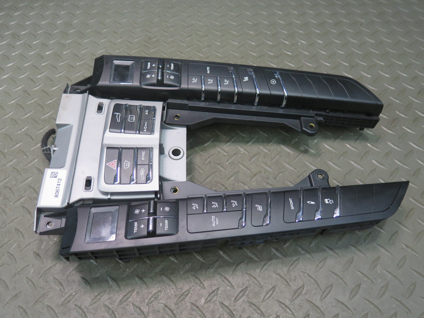2014-2016 Porsche Panamera 970 Front A/C Heater Climate Control Switch Panel