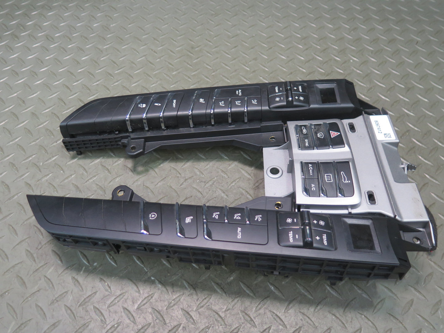 2014-2016 Porsche Panamera 970 Front A/C Heater Climate Control Switch Panel
