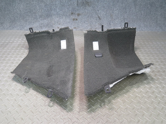 14-19 Chevrolet Corvette C7 Set of 2 Rear Trunk Carpet Trim Cover Panel OEM