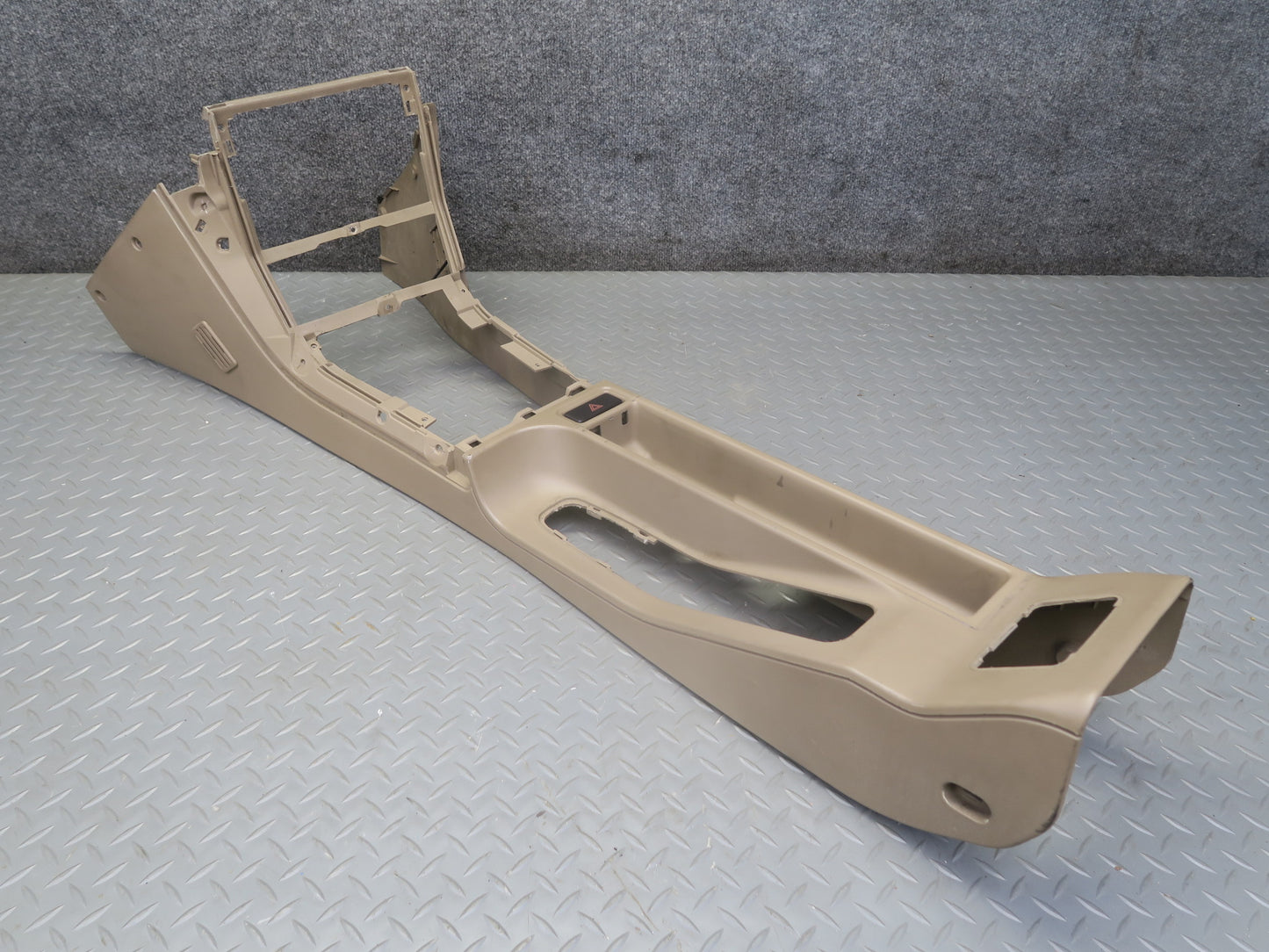96-02 BMW E36/7 Z3 Roadster Center Console Trim Cover Panel Beige OEM