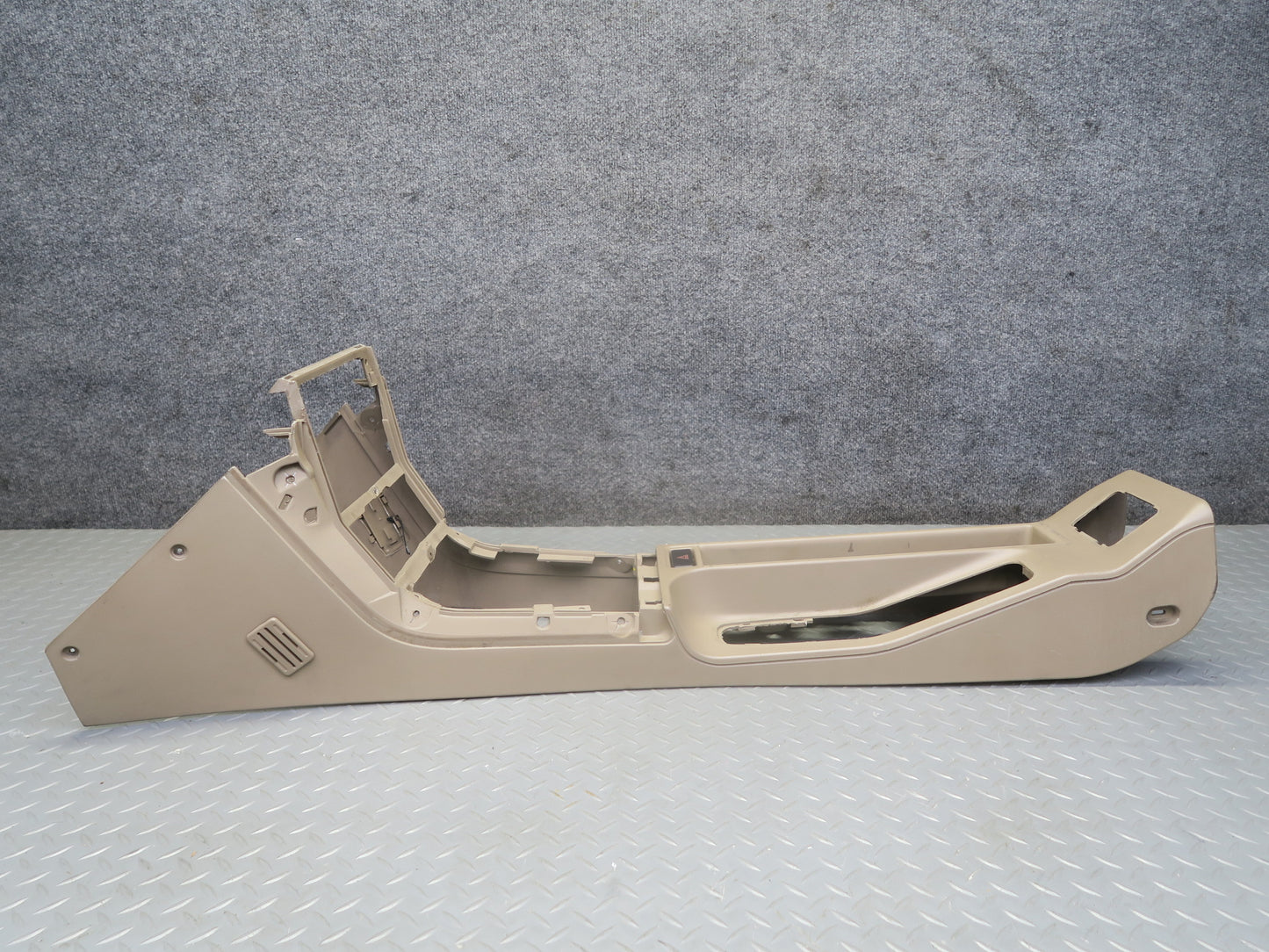 96-02 BMW E36/7 Z3 Roadster Center Console Trim Cover Panel Beige OEM