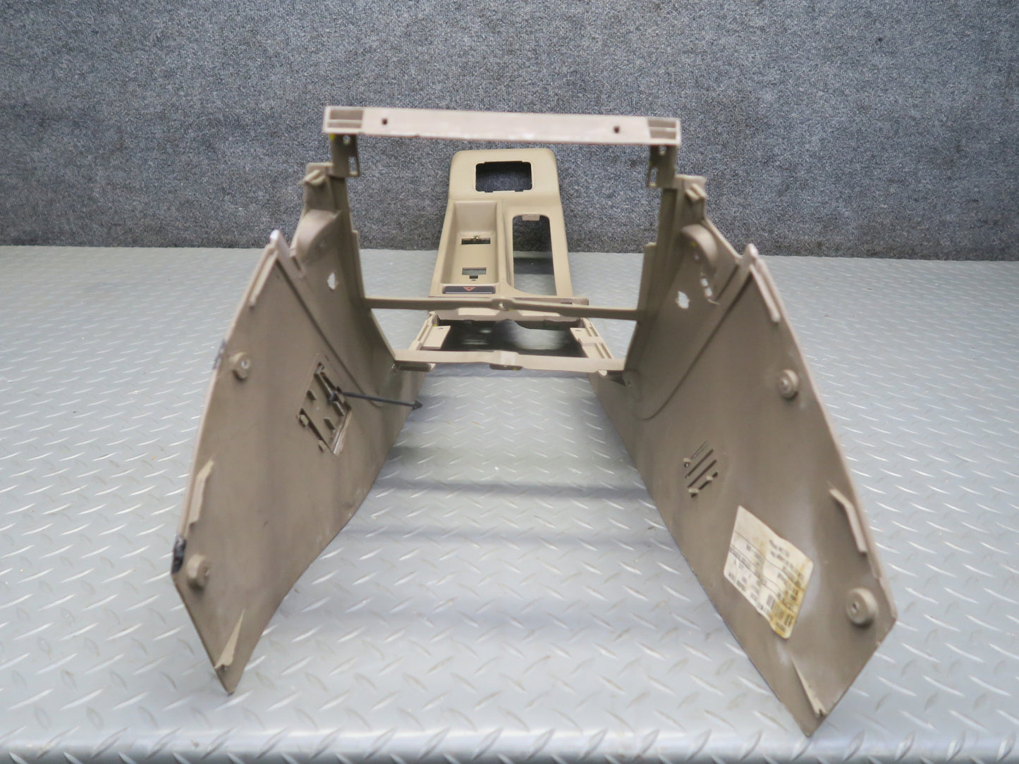 96-02 BMW E36/7 Z3 Roadster Center Console Trim Cover Panel Beige OEM