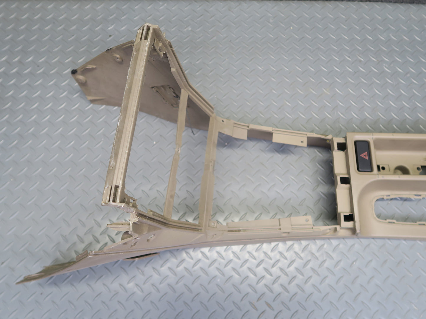 96-02 BMW E36/7 Z3 Roadster Center Console Trim Cover Panel Beige OEM