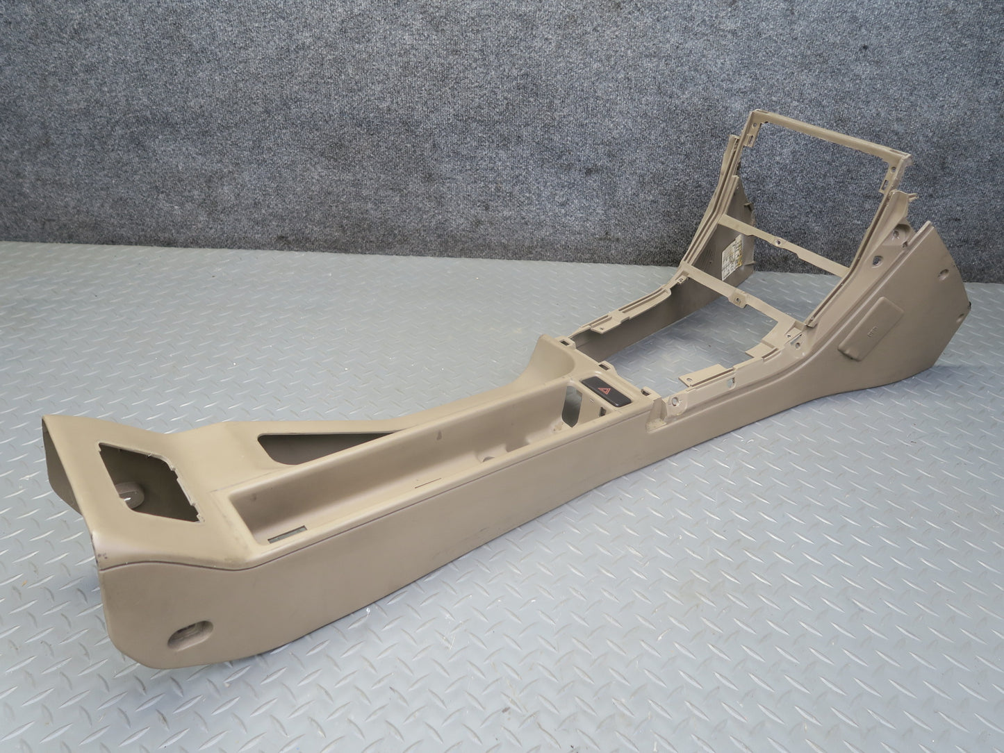 96-02 BMW E36/7 Z3 Roadster Center Console Trim Cover Panel Beige OEM