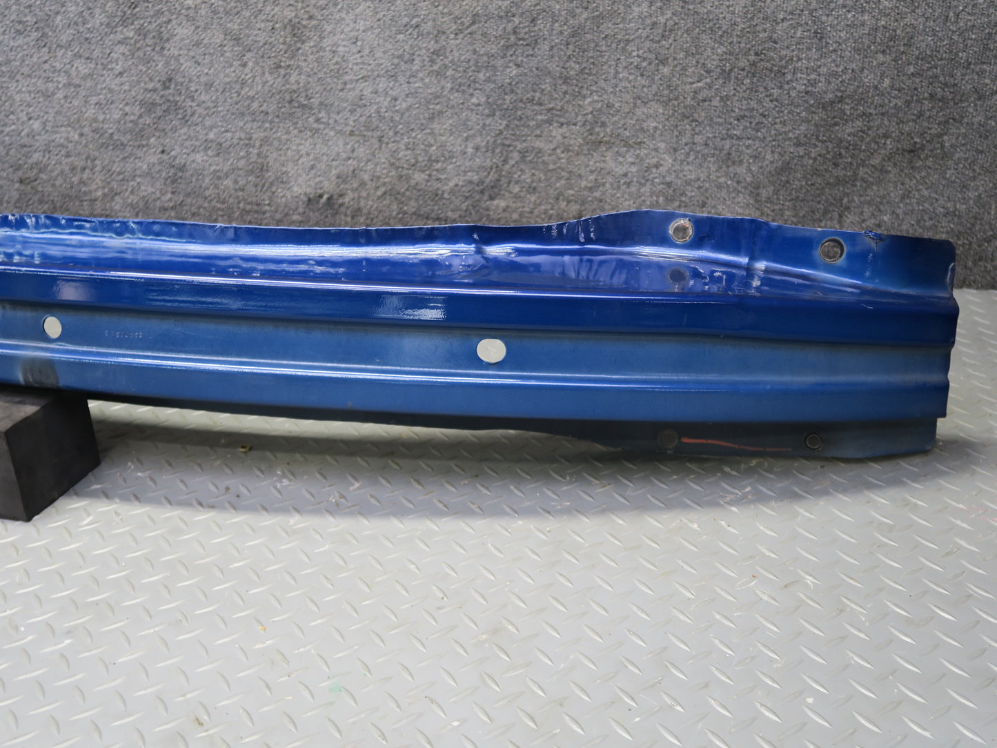 2016-2019 Tesla Model S 75D Rear Bumper Reinforcement Impact Bar Blue