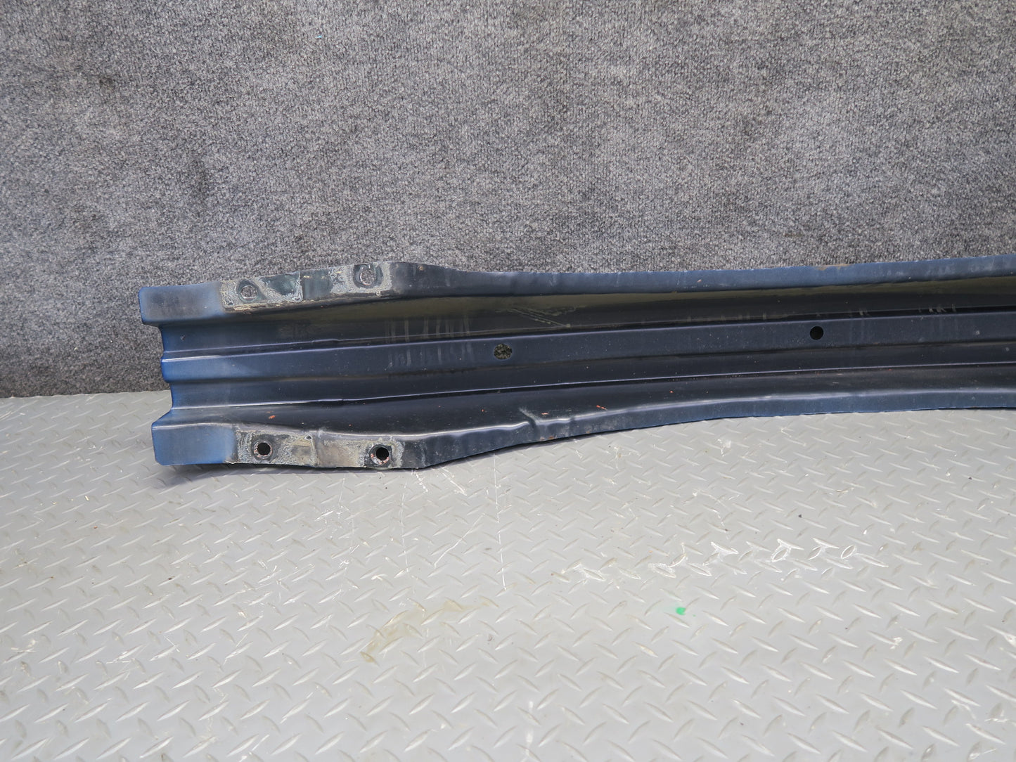 2016-2019 Tesla Model S 75D Rear Bumper Reinforcement Impact Bar Blue