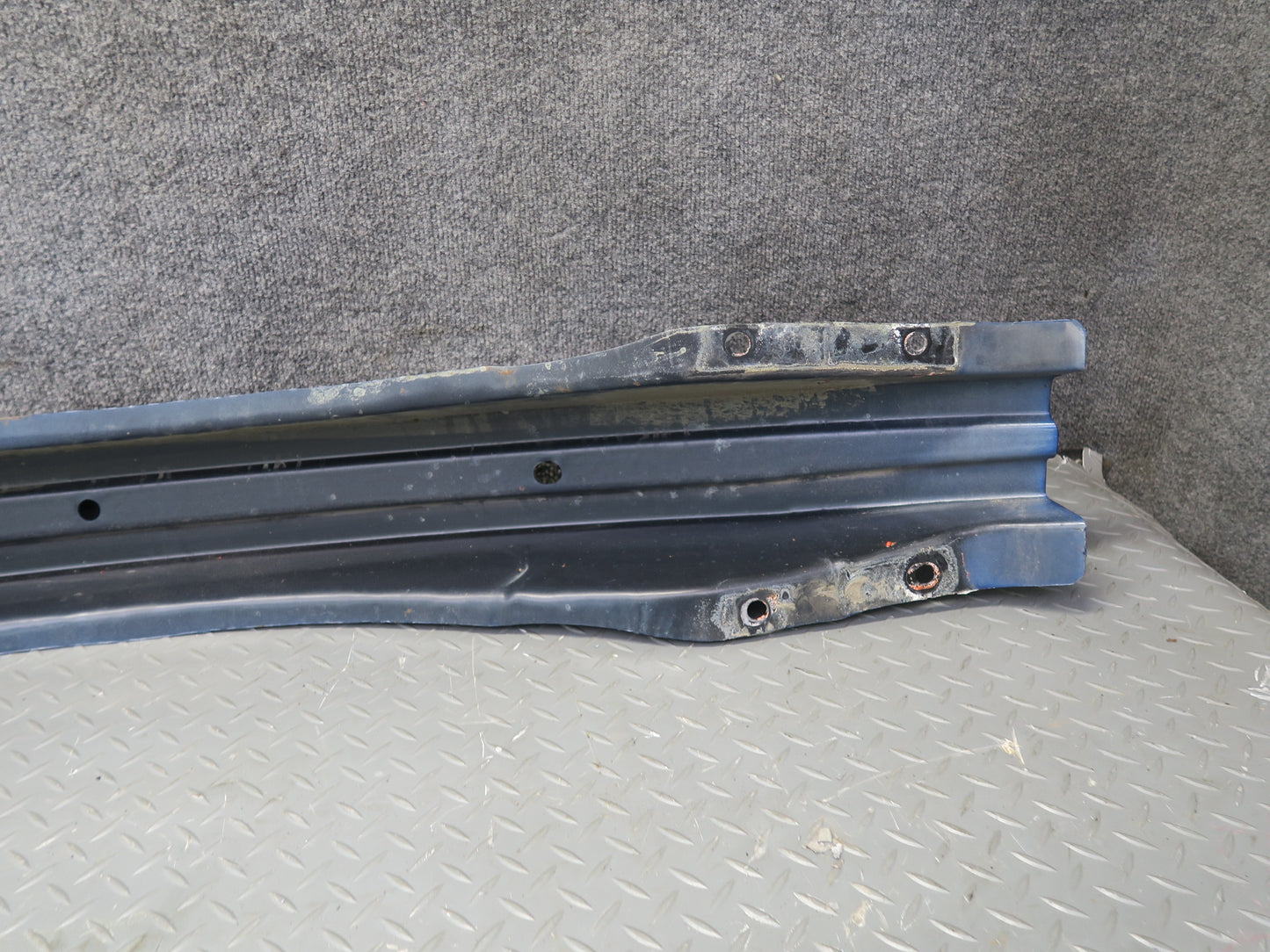 2016-2019 Tesla Model S 75D Rear Bumper Reinforcement Impact Bar Blue