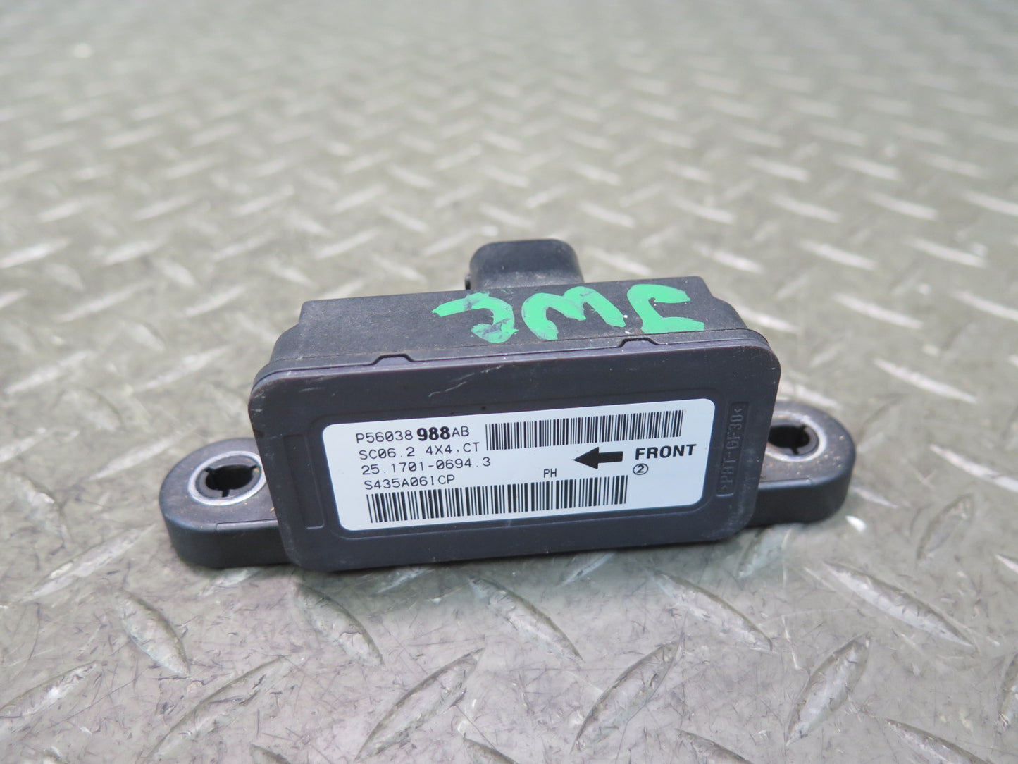 12-18 Jeep Wrangler JK YAW Turn Rate Stability Sensor 56038988AB OEM