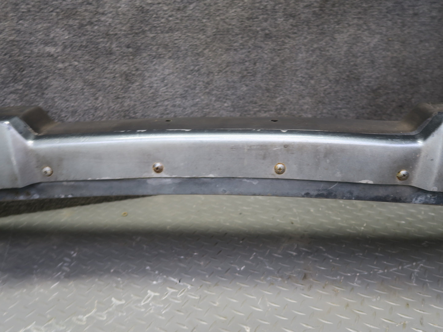 82-83 Datsun 280ZX S130 2+2 NA Front Bumper Cover w Shock Absorber Gray OEM