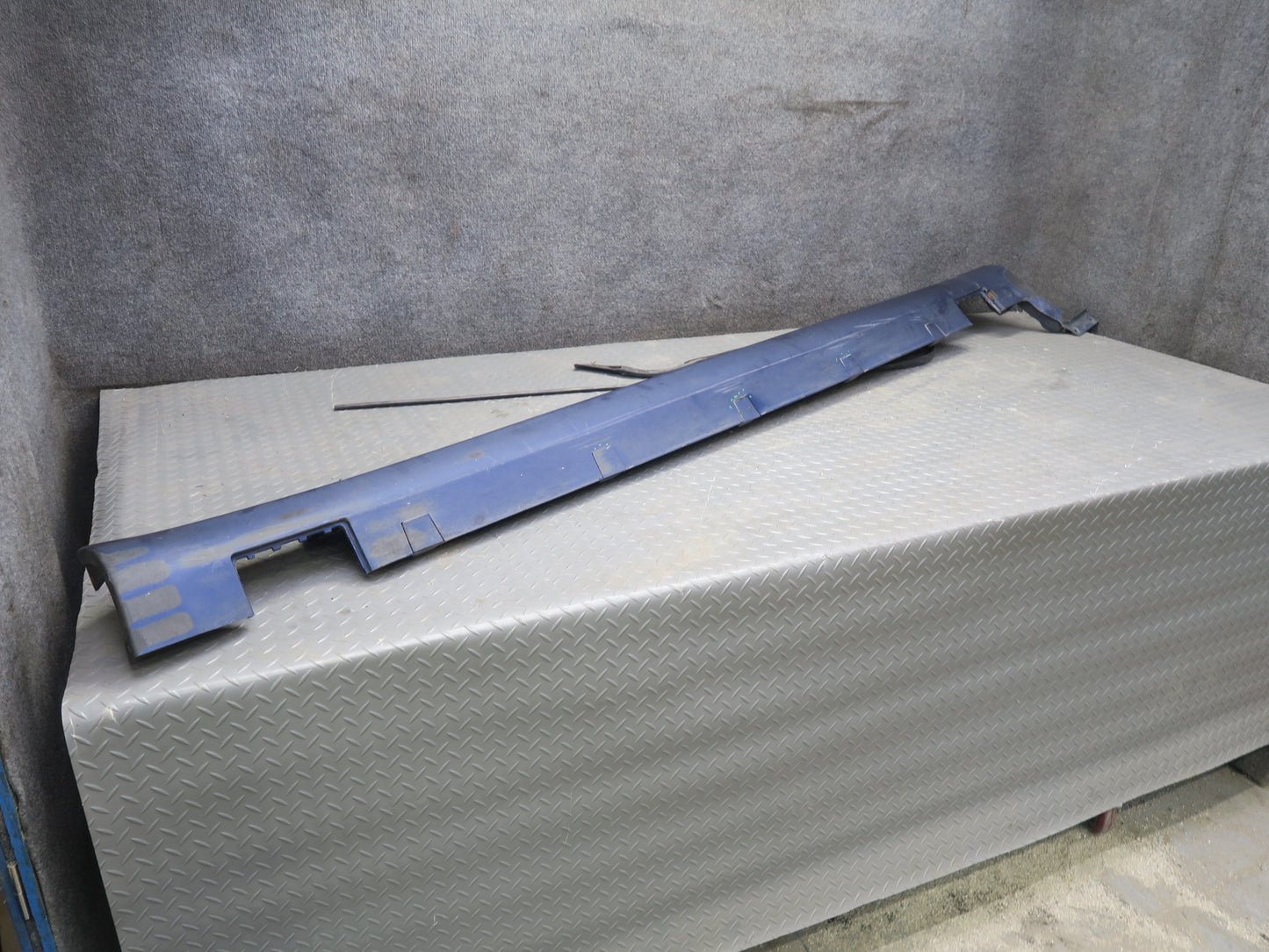 2016-2019 Tesla Model S 75D Right Left Side Skirt Rocker Molding Panel Set Blue