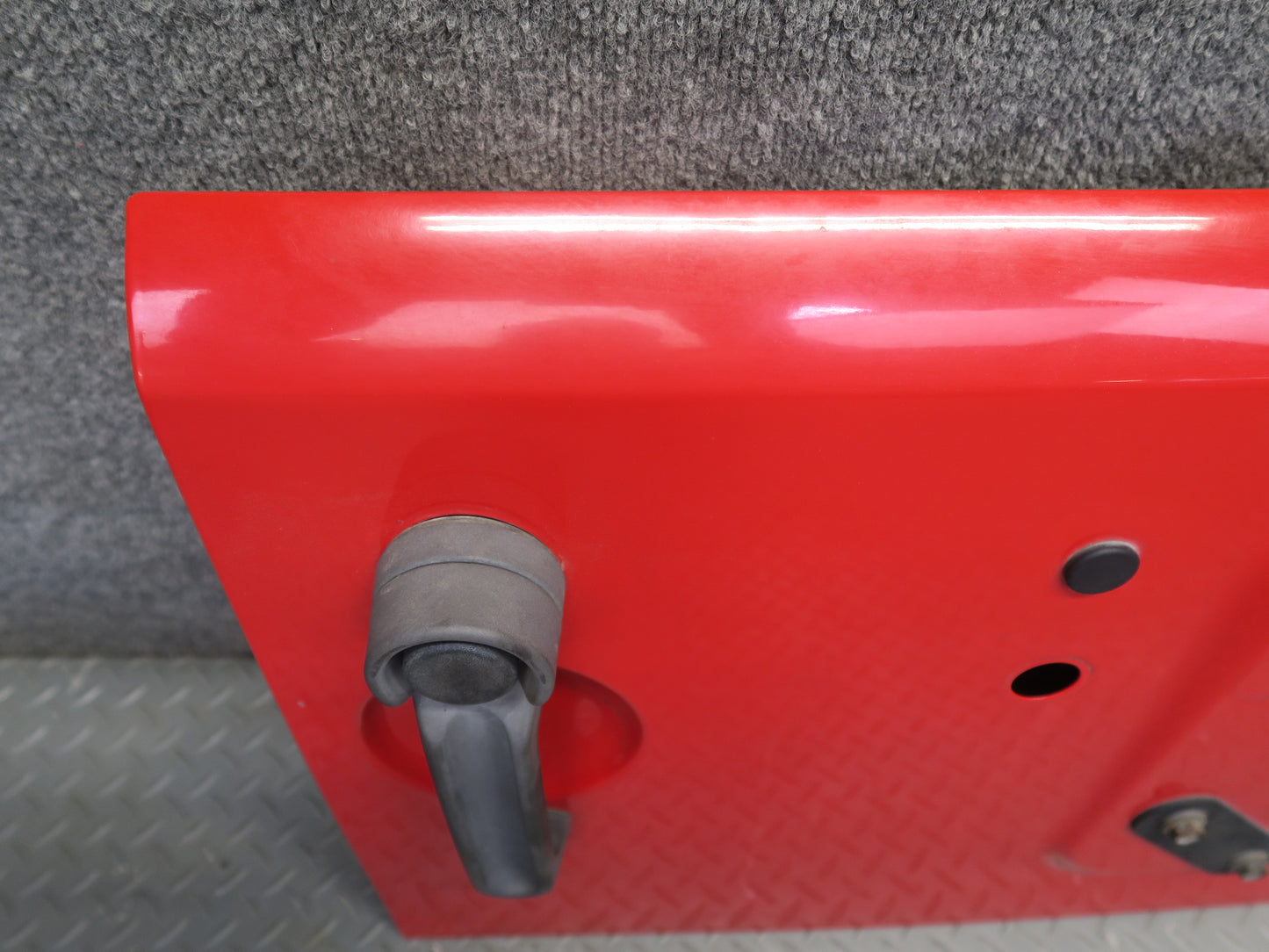 11-17 Jeep Wrangler JK Rear Trunk Lower Deck Lid Gate Panel RED OEM