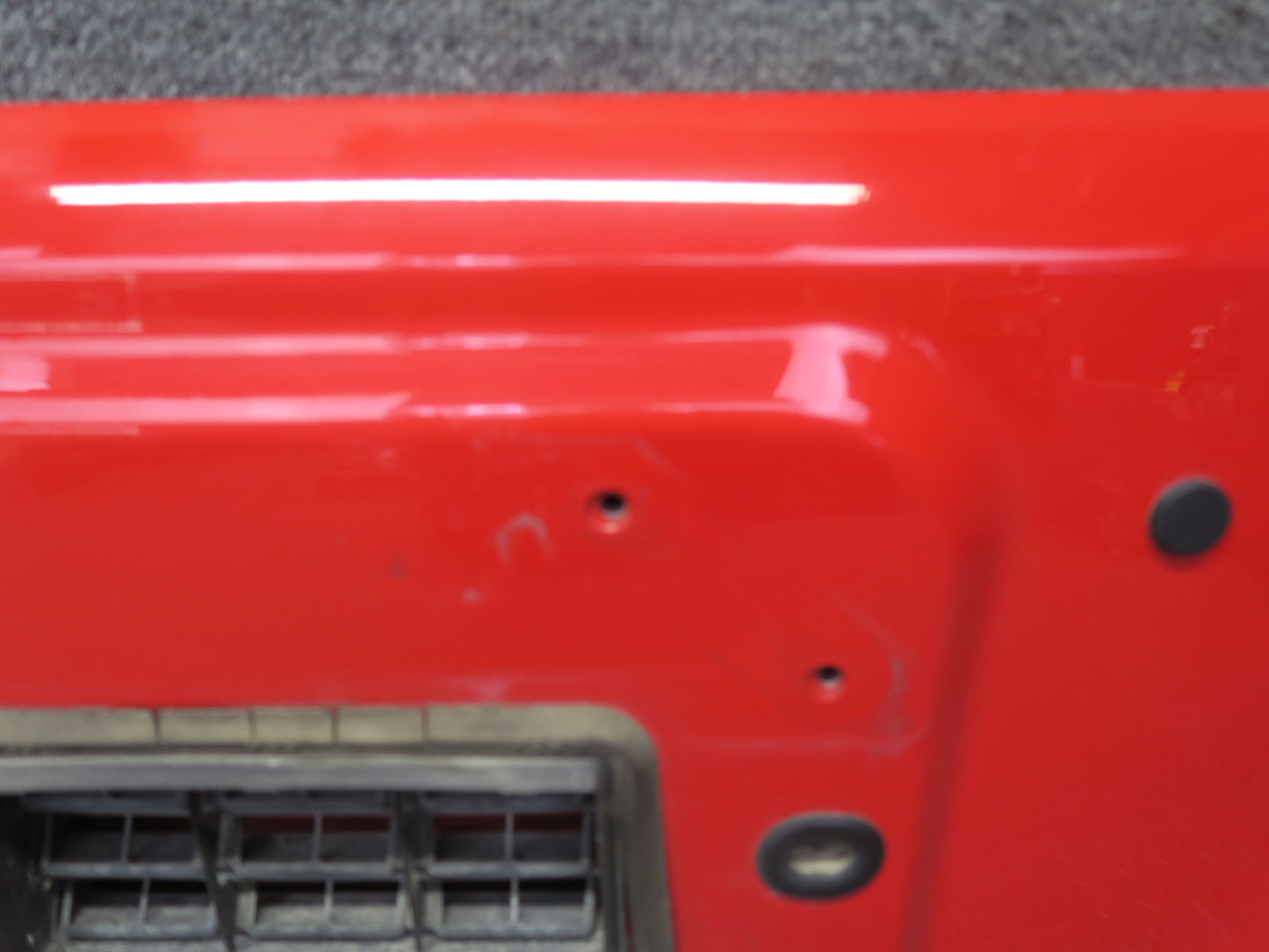 11-17 Jeep Wrangler JK Rear Trunk Lower Deck Lid Gate Panel RED OEM