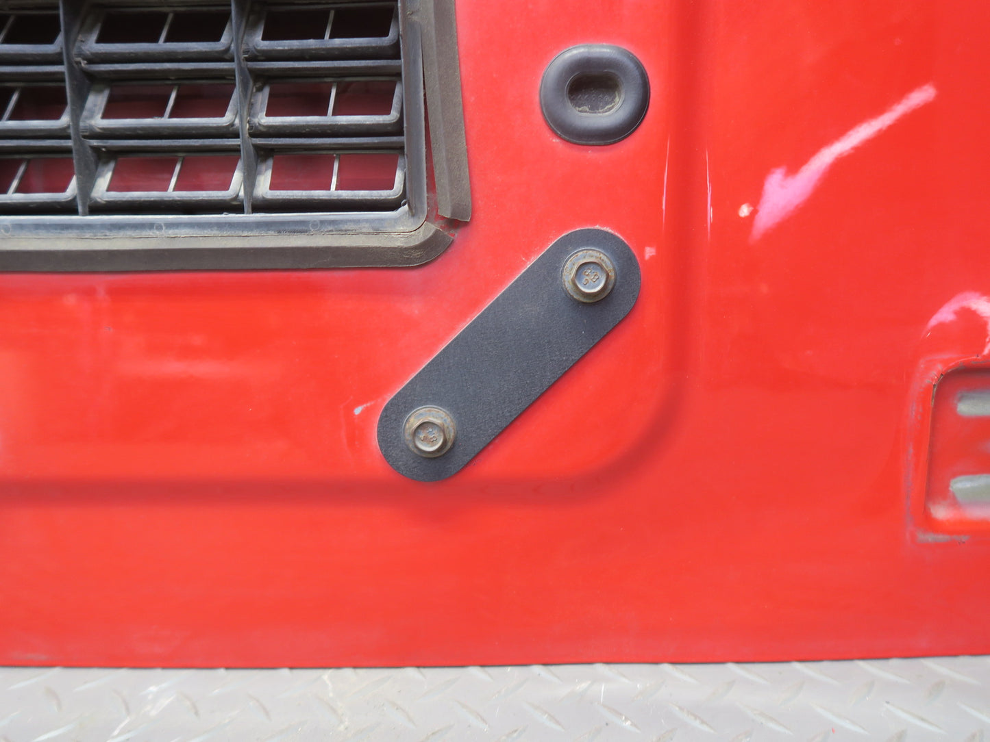 11-17 Jeep Wrangler JK Rear Trunk Lower Deck Lid Gate Panel RED OEM