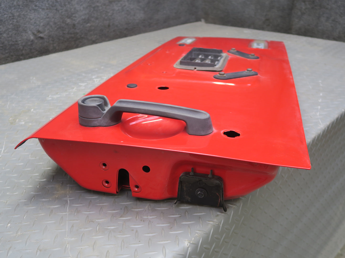 11-17 Jeep Wrangler JK Rear Trunk Lower Deck Lid Gate Panel RED OEM