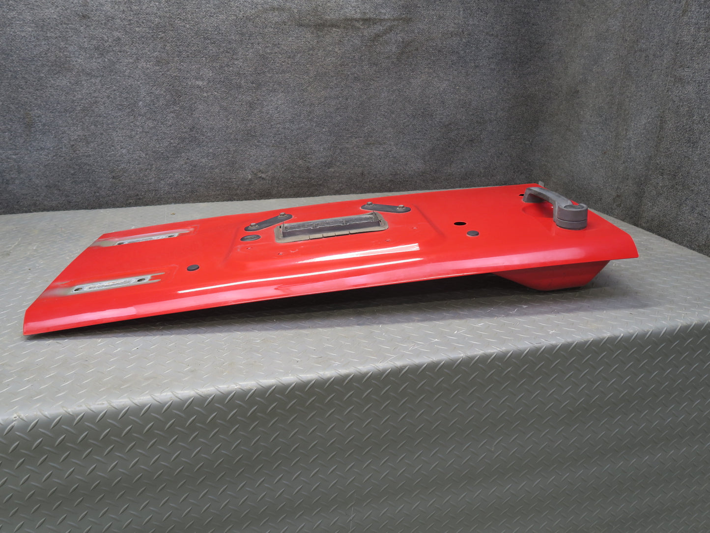11-17 Jeep Wrangler JK Rear Trunk Lower Deck Lid Gate Panel RED OEM