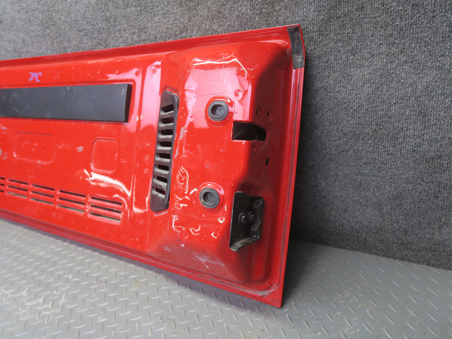 11-17 Jeep Wrangler JK Rear Trunk Lower Deck Lid Gate Panel RED OEM