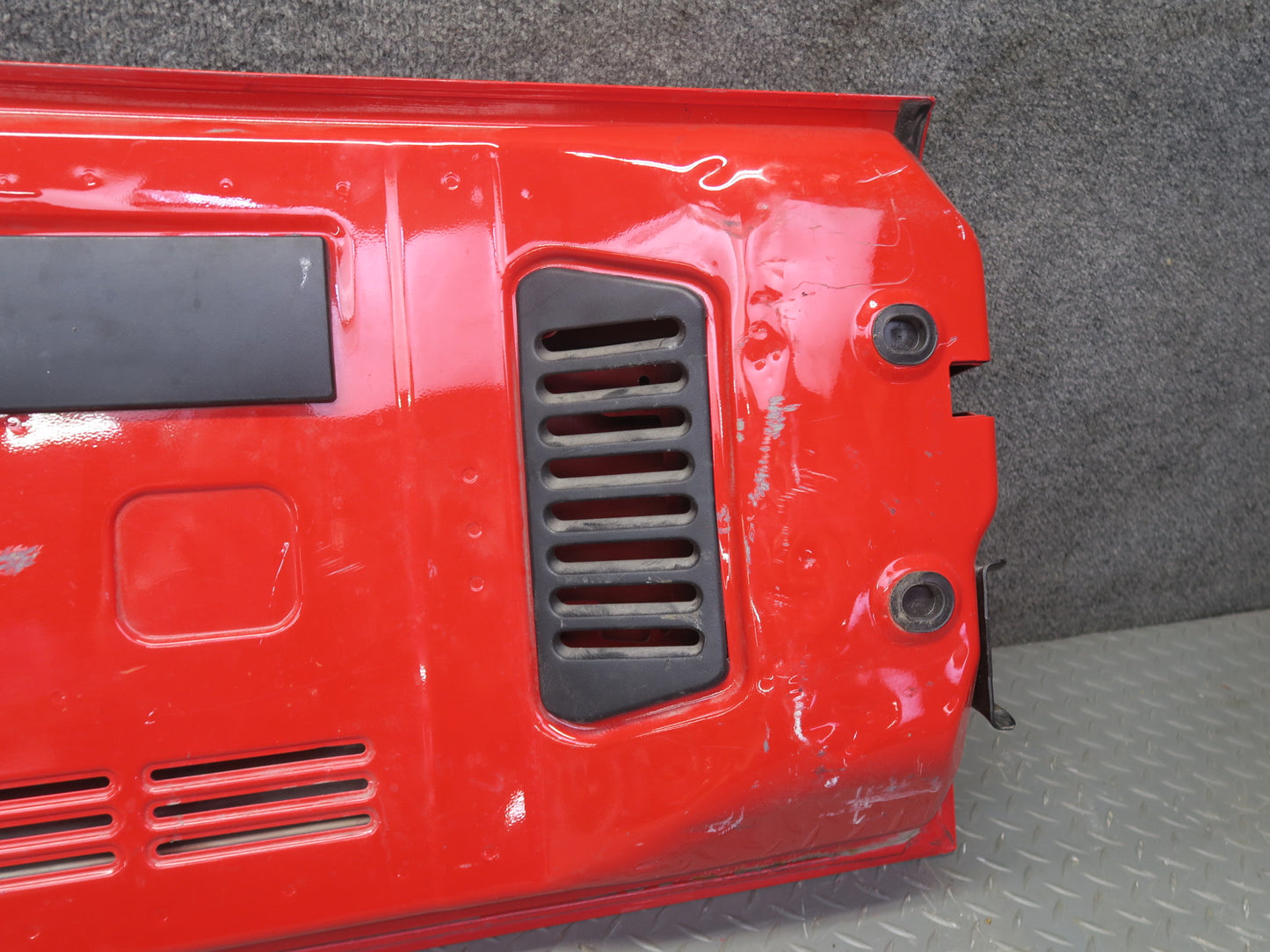 11-17 Jeep Wrangler JK Rear Trunk Lower Deck Lid Gate Panel RED OEM