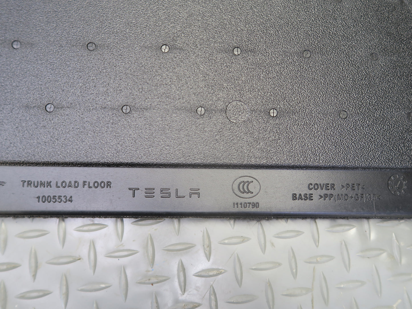 2016-2019 Tesla Model S 75D Rear Trunk Compartment Load Floor Carpet MAT