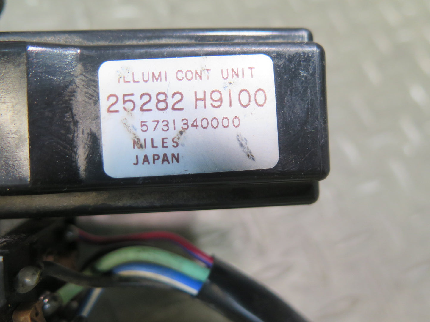 81-83 Datsun Nissan 280ZX Dimmer Rear Wiper & Defrost Switch Panel OEM