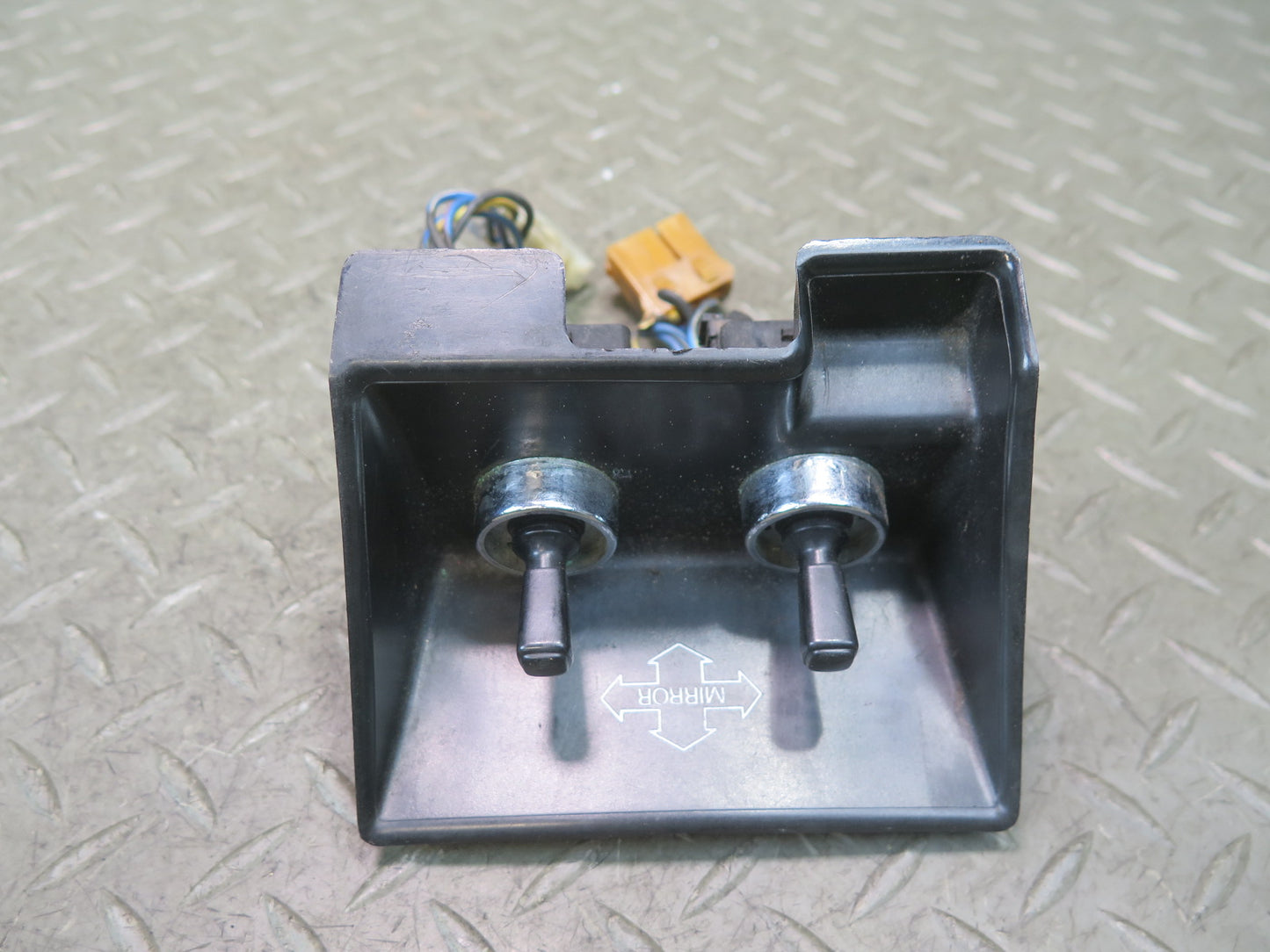 79-83 Datsun Nissan 280ZX Power Mirror Switch w Trim Black OEM