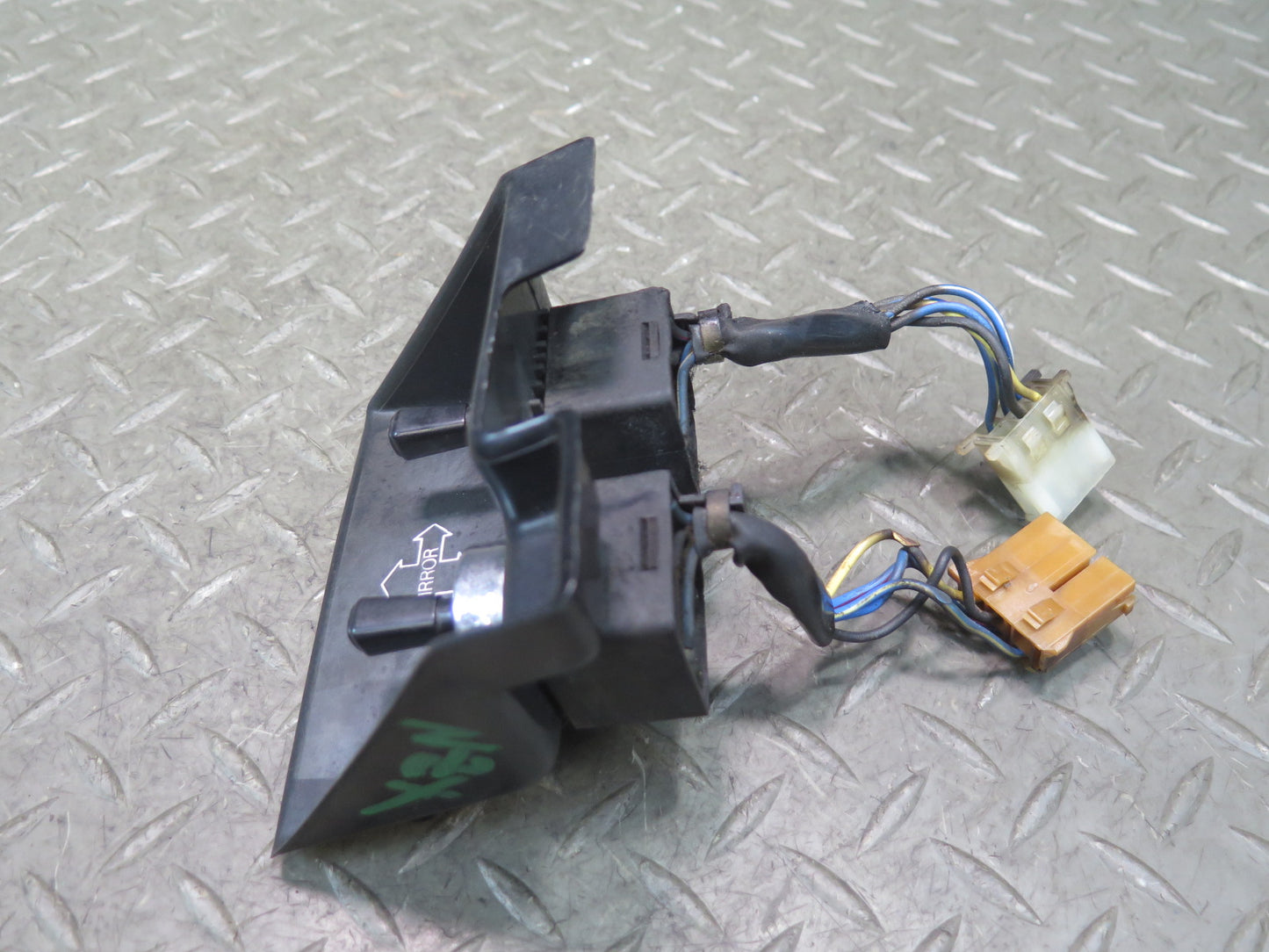 79-83 Datsun Nissan 280ZX Power Mirror Switch w Trim Black OEM