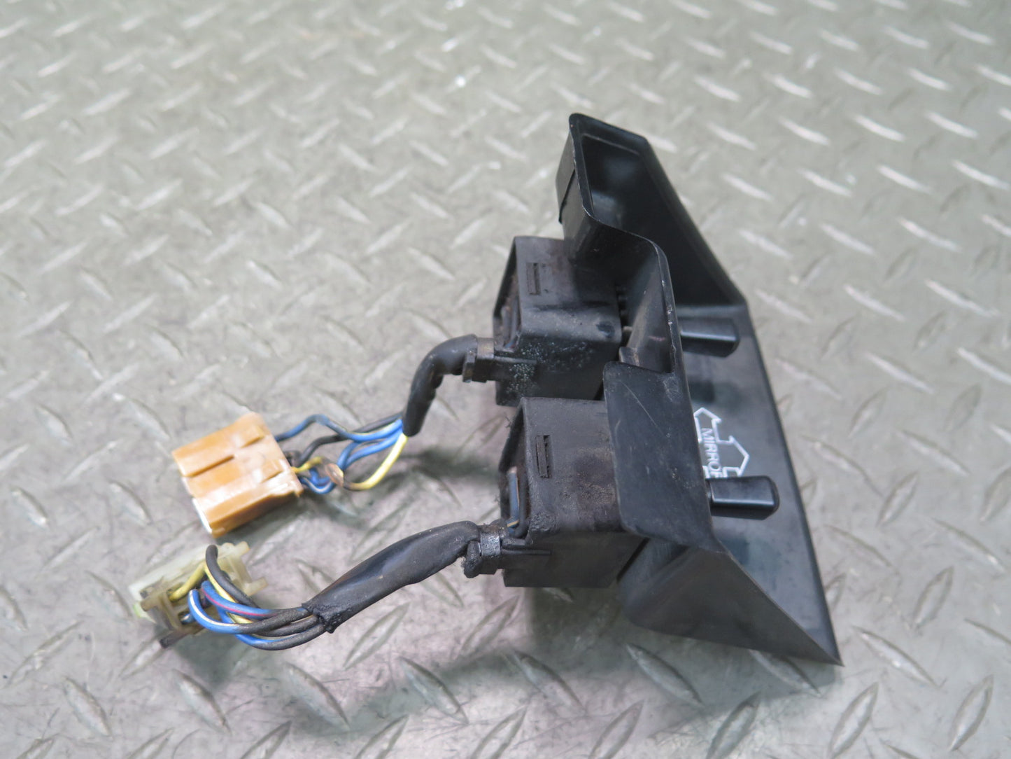 79-83 Datsun Nissan 280ZX Power Mirror Switch w Trim Black OEM