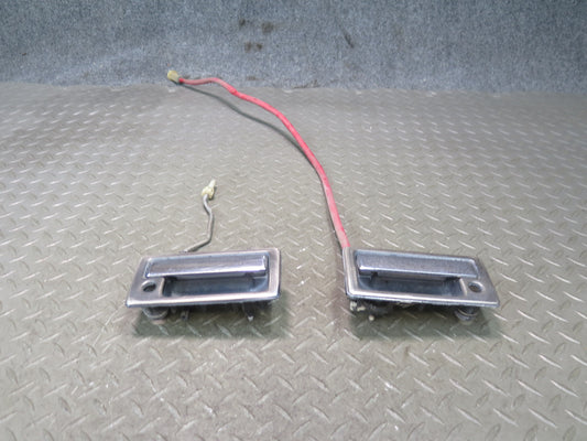 79-83 Datsun S130 280ZX 2+2 Left & Right Door Exterior Handle Gray Set OEM