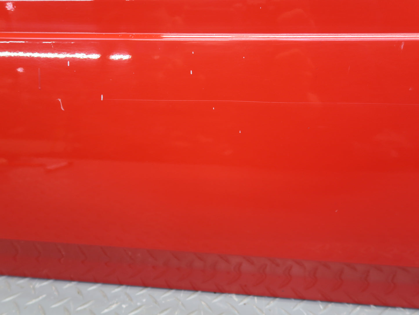 84-89 Nissan Z31 300ZX 2+2 Left Door Shell Panel w Window Guide HOT RED OEM