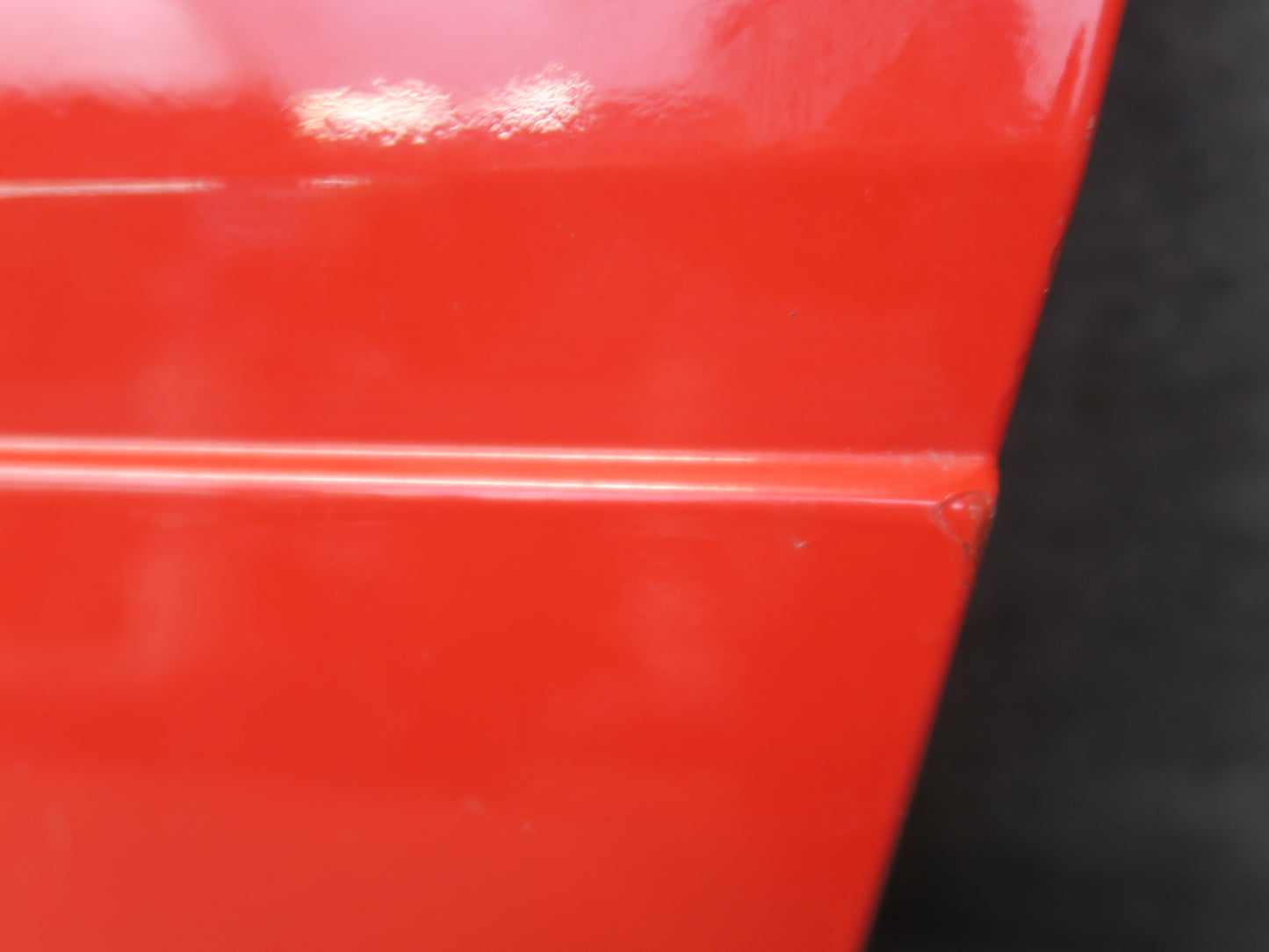 84-89 Nissan Z31 300ZX 2+2 Left Door Shell Panel w Window Guide HOT RED OEM