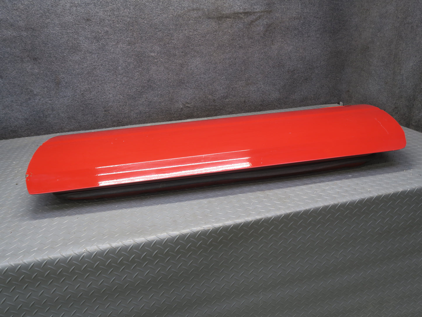 84-89 Nissan Z31 300ZX 2+2 Left Door Shell Panel w Window Guide HOT RED OEM