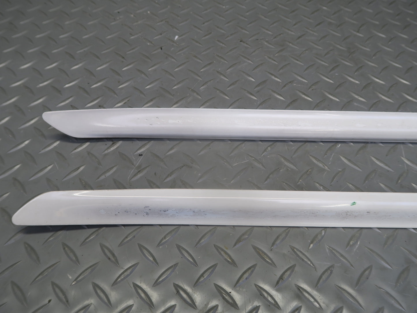 01-06 BMW E46 330ci 2DOOR Set of 4 Rear Quarter & Door Trim Molding White OEM