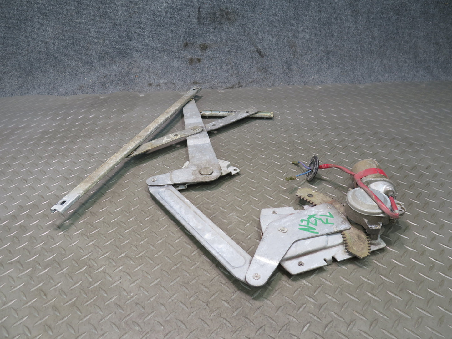 79-83 Datsun Nissan S130 280ZX 2+2 Left Door Window Regulator w Motor OEM