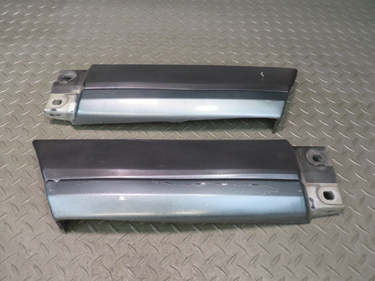 81-83 Datsun 280ZX S130 2+2 Front Bumper Left & Right Trim Molding Gray Set OEM