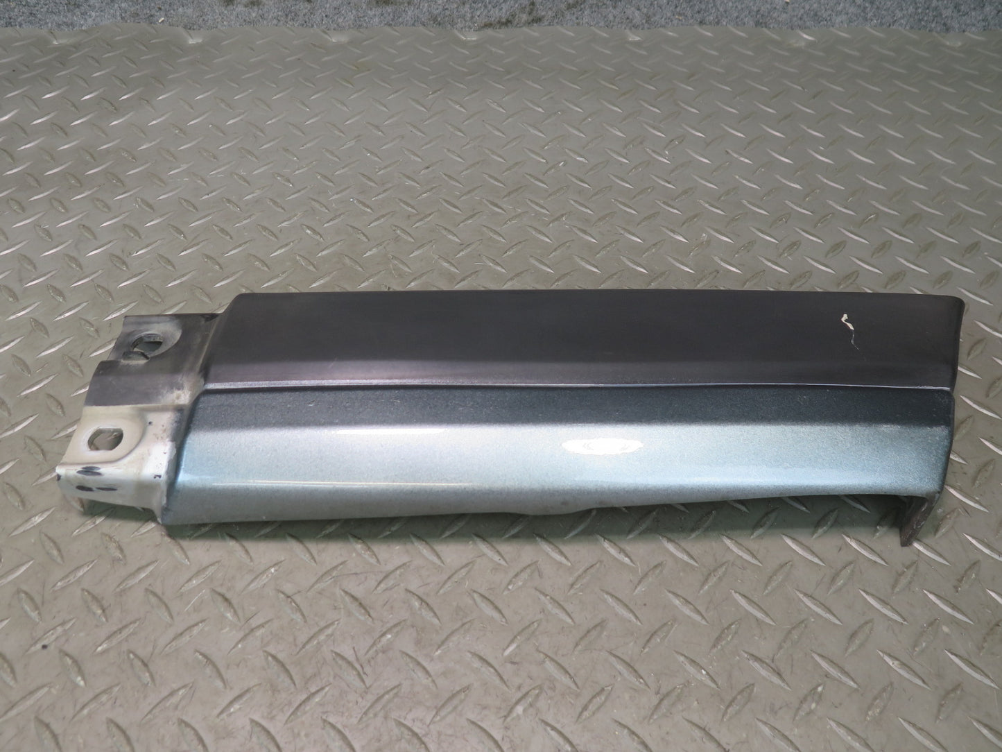 81-83 Datsun 280ZX S130 2+2 Front Bumper Left & Right Trim Molding Gray Set OEM