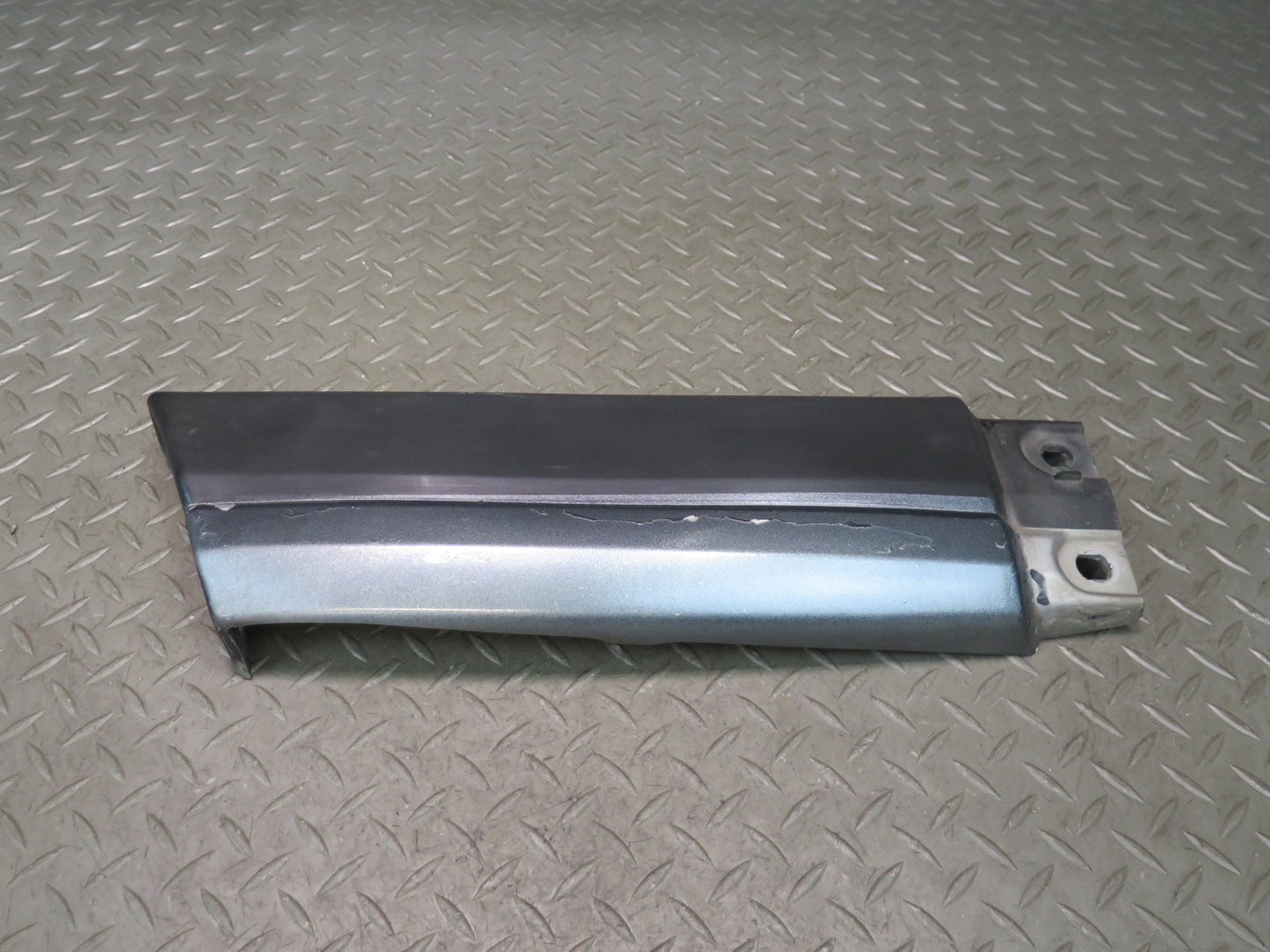 81-83 Datsun 280ZX S130 2+2 Front Bumper Left & Right Trim Molding Gray Set OEM