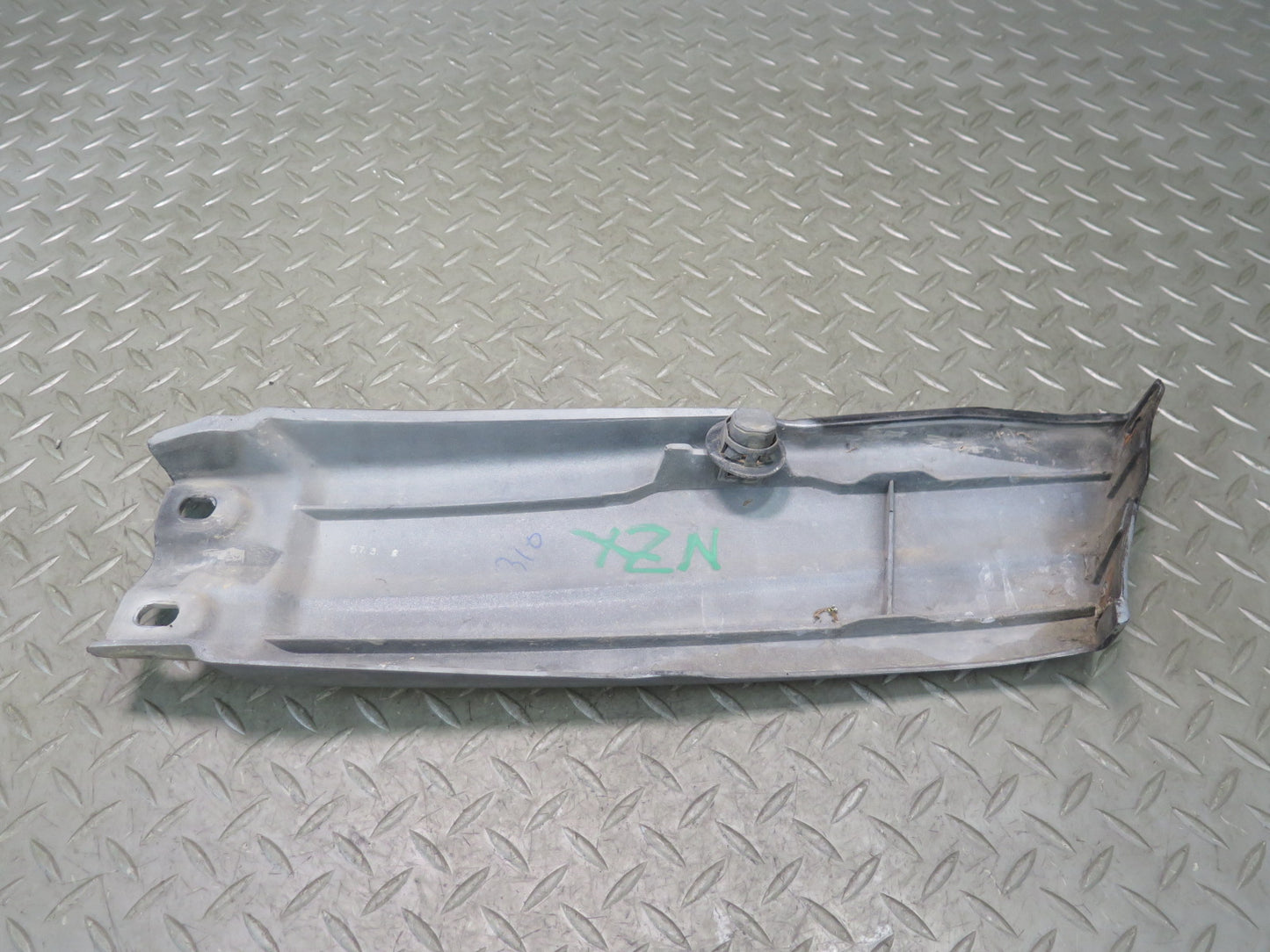 81-83 Datsun 280ZX S130 2+2 Front Bumper Left & Right Trim Molding Gray Set OEM