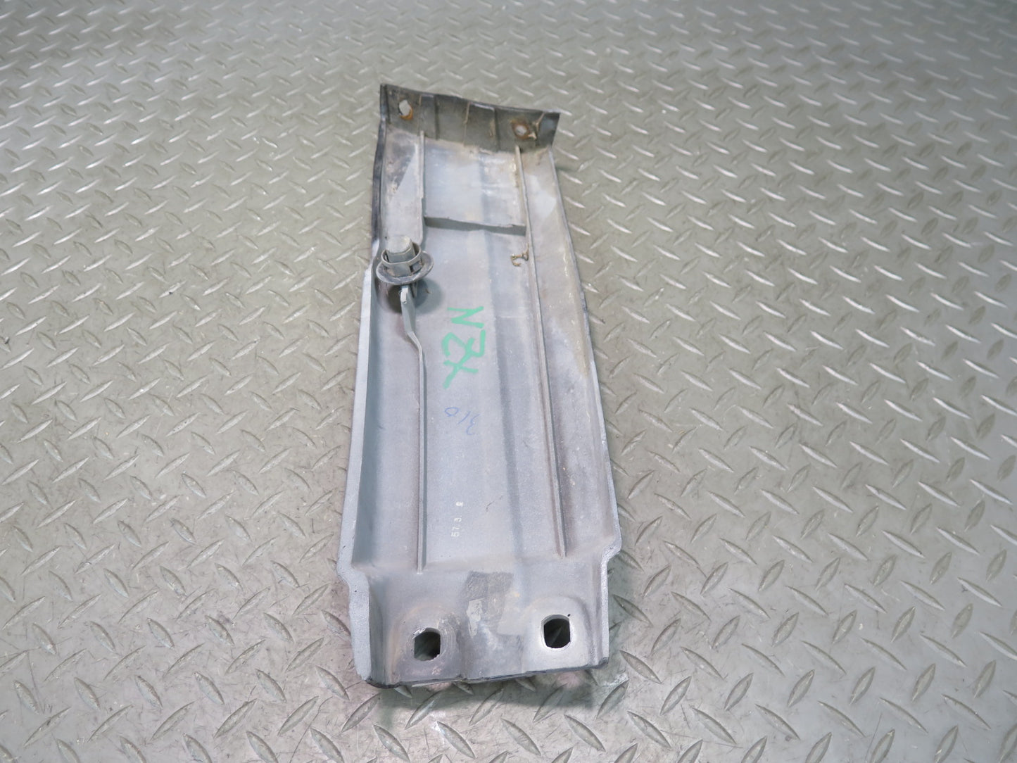 81-83 Datsun 280ZX S130 2+2 Front Bumper Left & Right Trim Molding Gray Set OEM