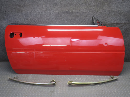 84-89 Nissan Z31 300ZX 2+2 Right Door Shell Panel w Window Guide HOT RED OEM